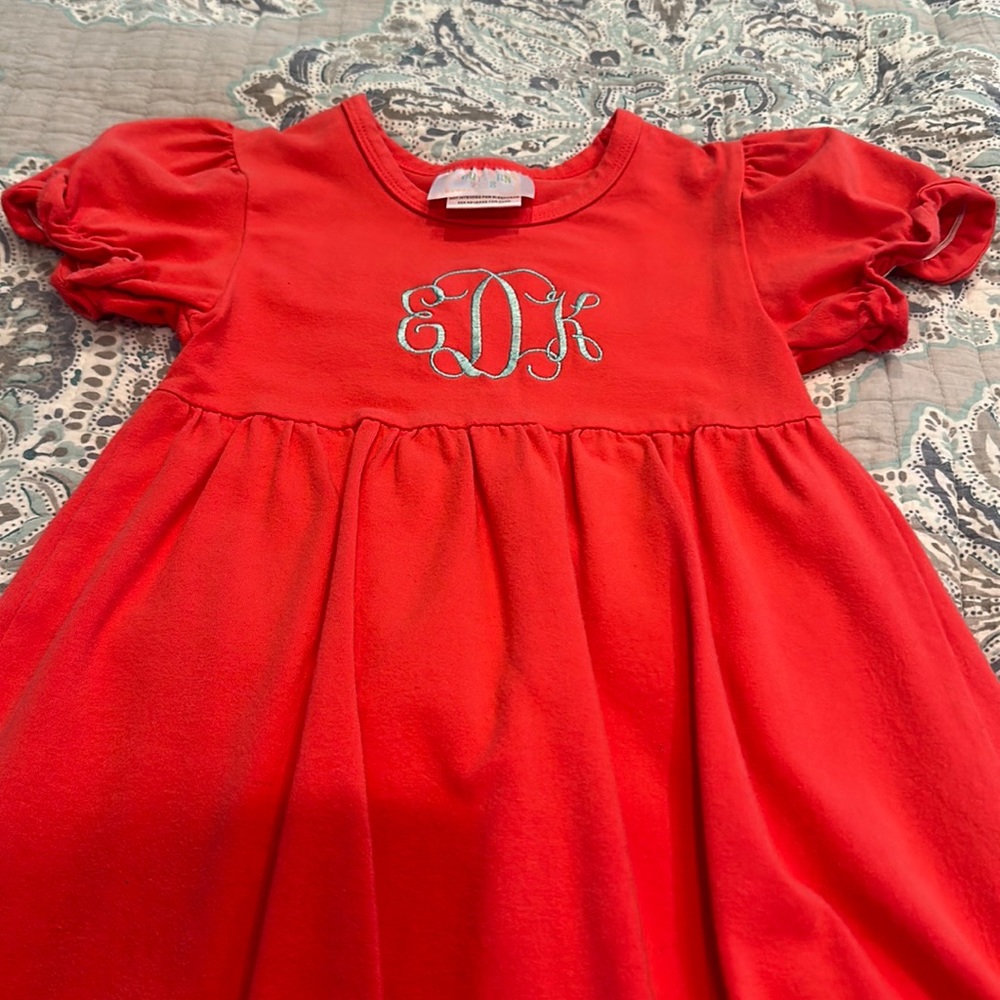 Southern Tots Monogrammed Shortsleeved Dress